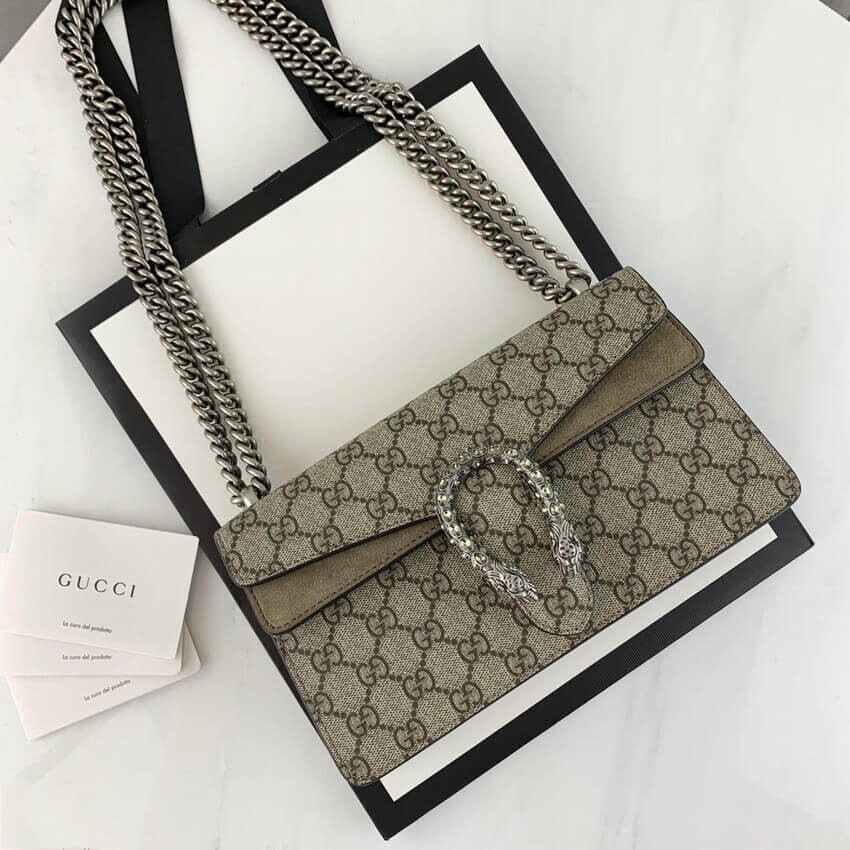 Gucci Dionysus GG Canvas Small Shoulder Bag 499623