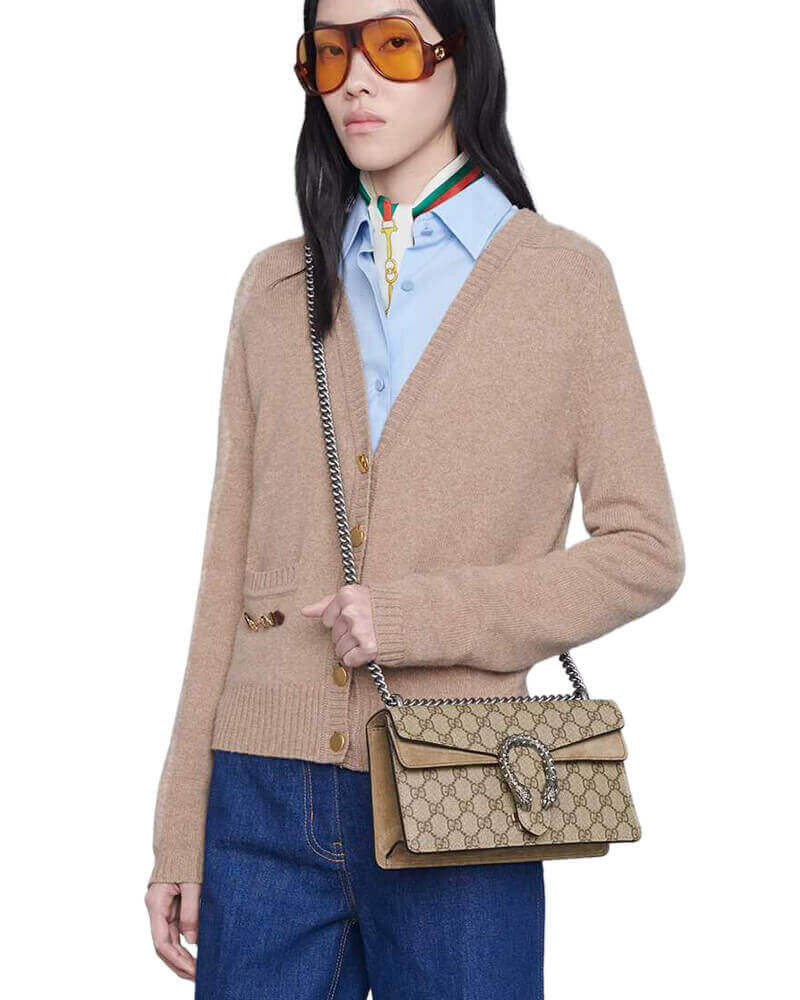 Gucci Dionysus GG Canvas Small Shoulder Bag 499623