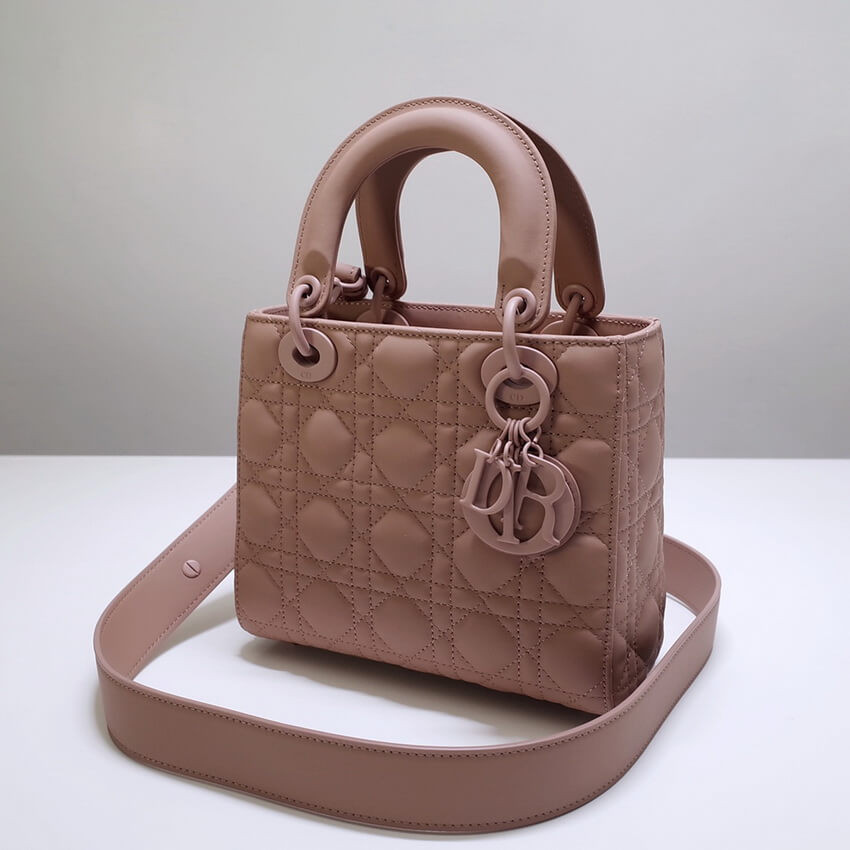 Lady Dior My ABCDior Bag in Ultramatte Cannage Calfskin M0538