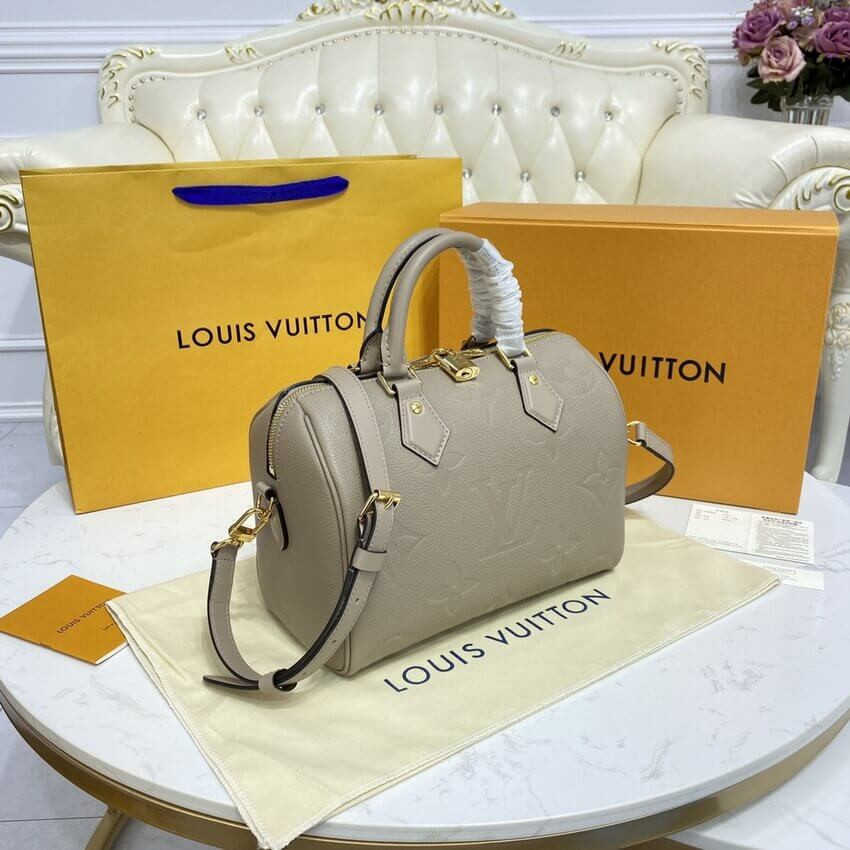 Louis Vuitton Monogram Empreinte Speedy Bandouliere 25 M59273
