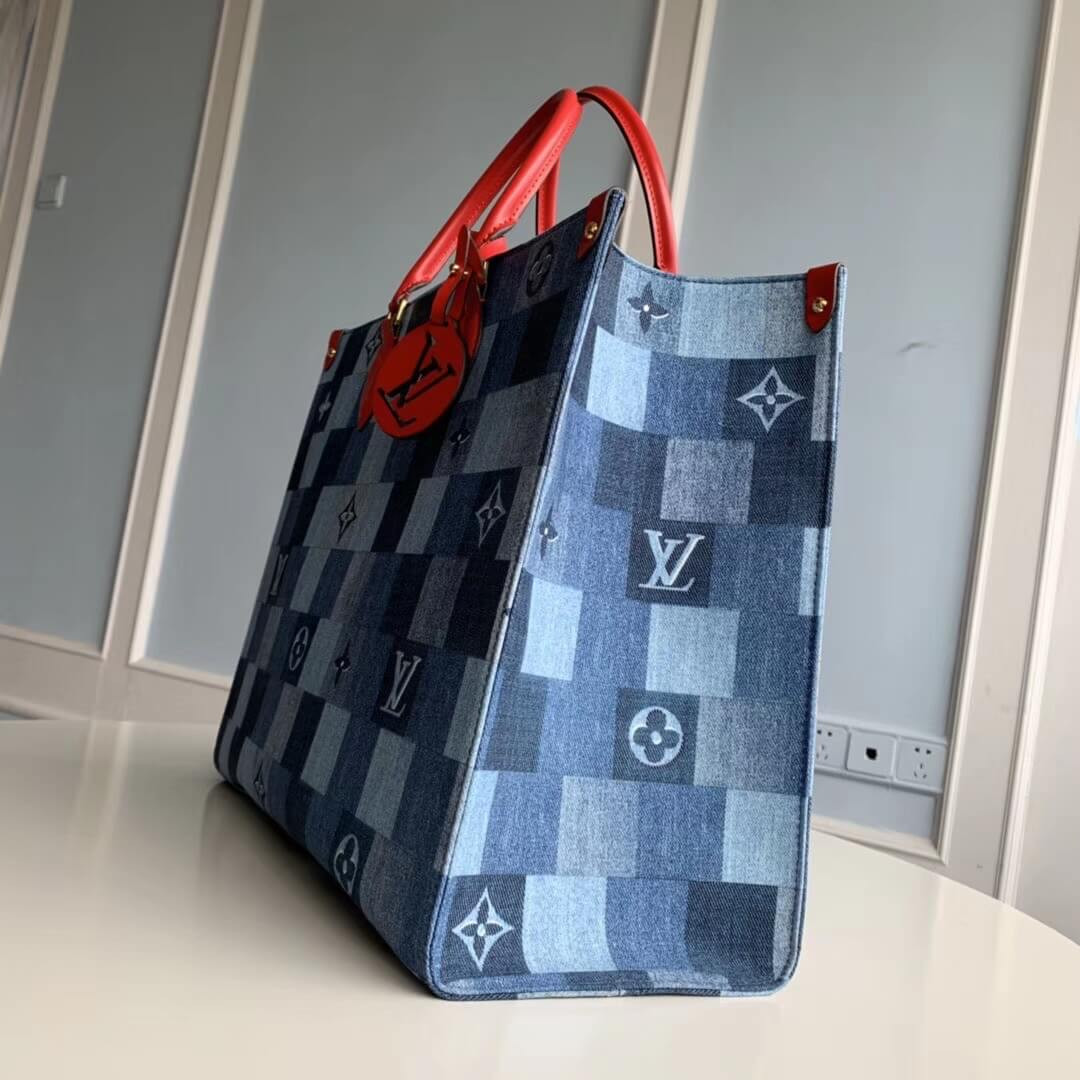 Louis Vuitton Monogram Denim Canvas Onthego GM M44992