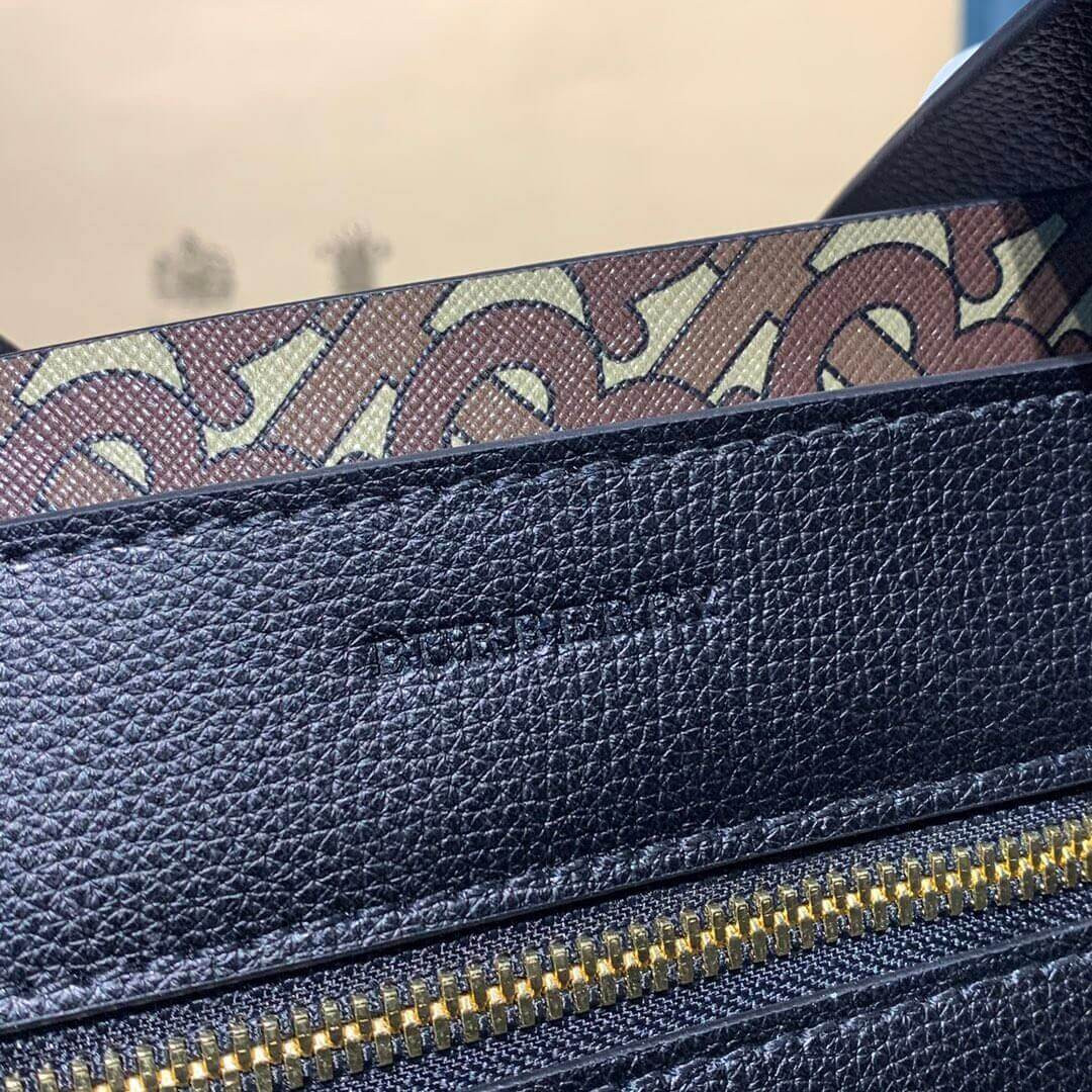 Burberry Embossed Monogram Motif Leather Tote 80196121