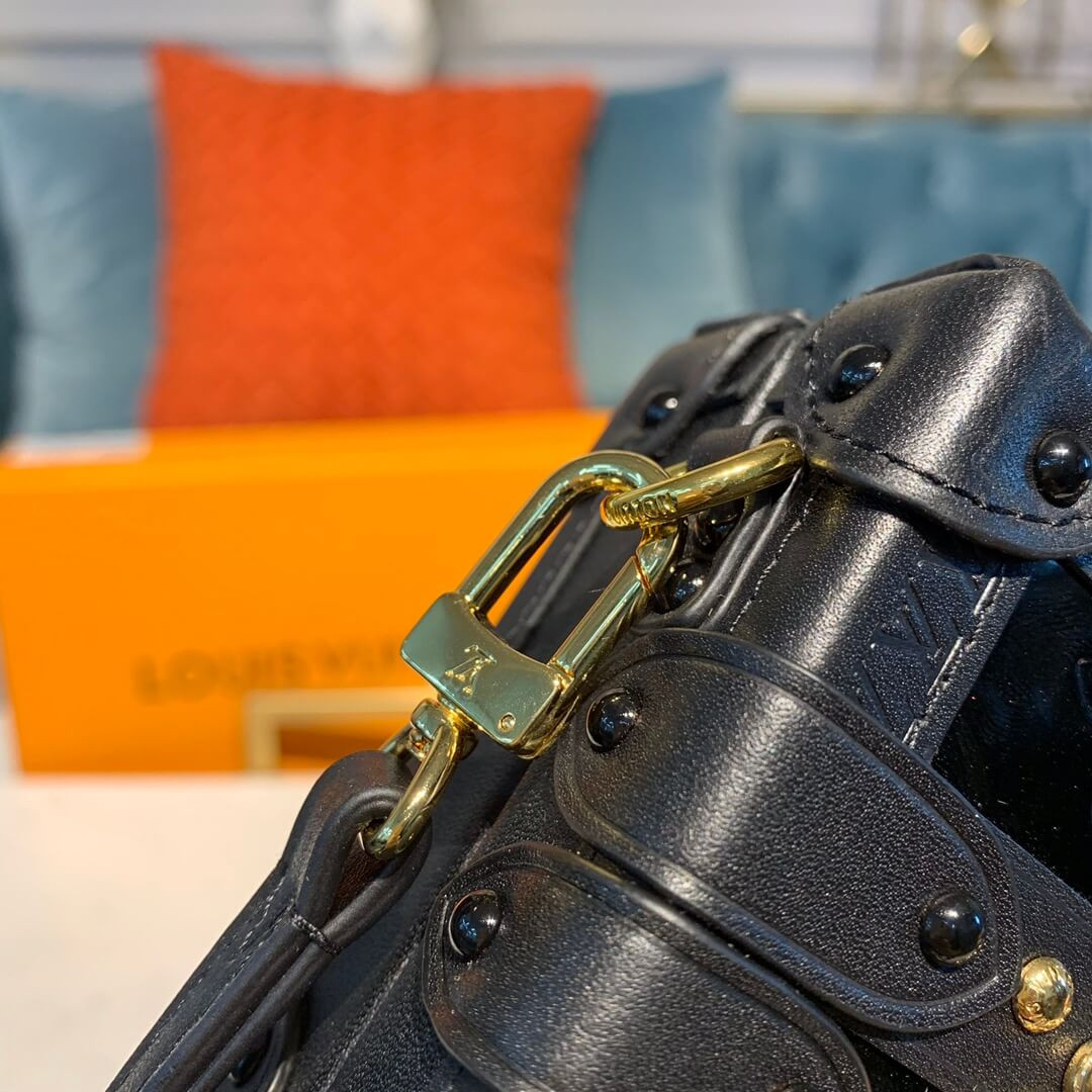 Louis Vuitton Monogram Vernis Petite Malle M54180 M54181