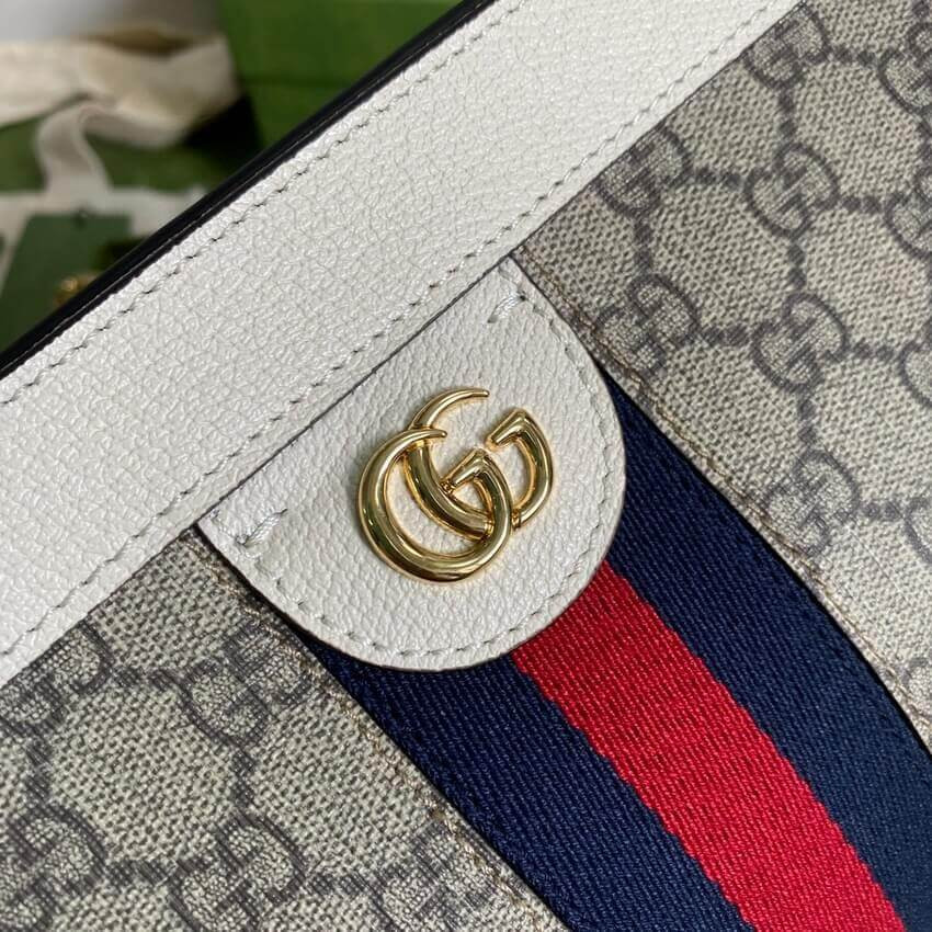 Gucci Ophidia GG Small Shoulder Bag 503877 White