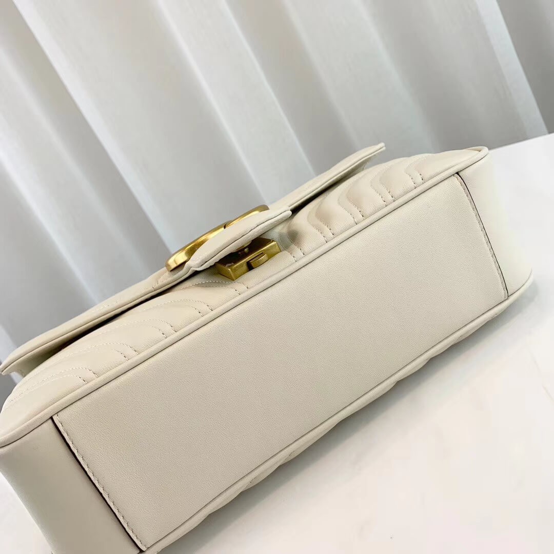 Gucci GG Marmont Matelasse Chevron Leather Small Shoulder Bag 443497