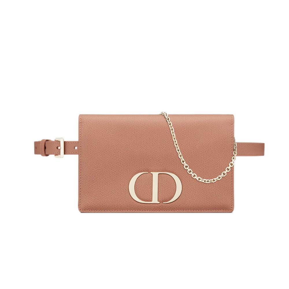 Christian Dior 30 Montaigne 2-In-1 Pouch Grained Calfskin S2086