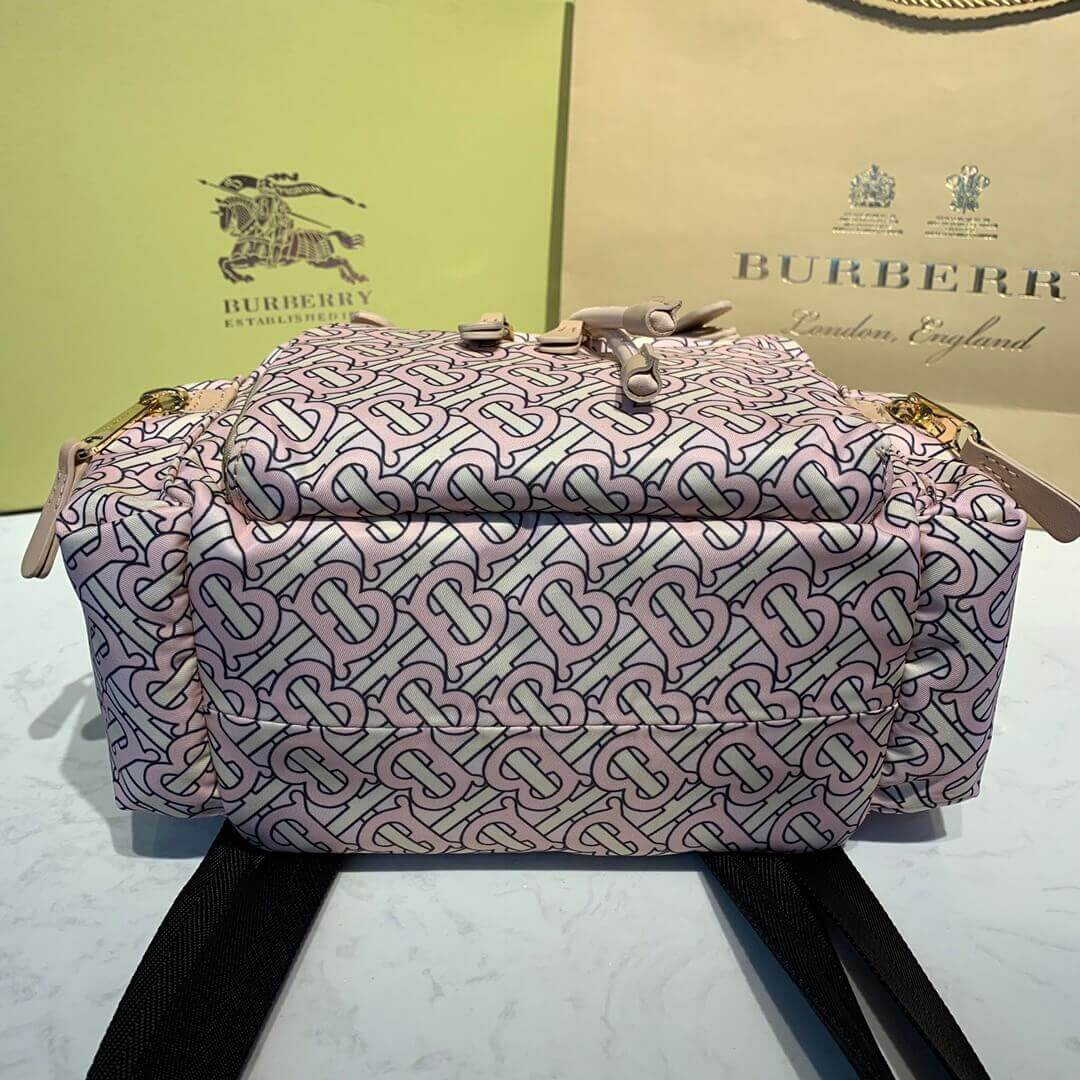 Burberry The Medium Rucksack in Monogram Print Nylon 80116391