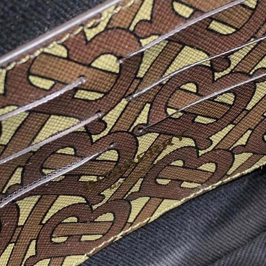 Burberry Monogram Stripe E-canvas Crossbody Bag 80216611