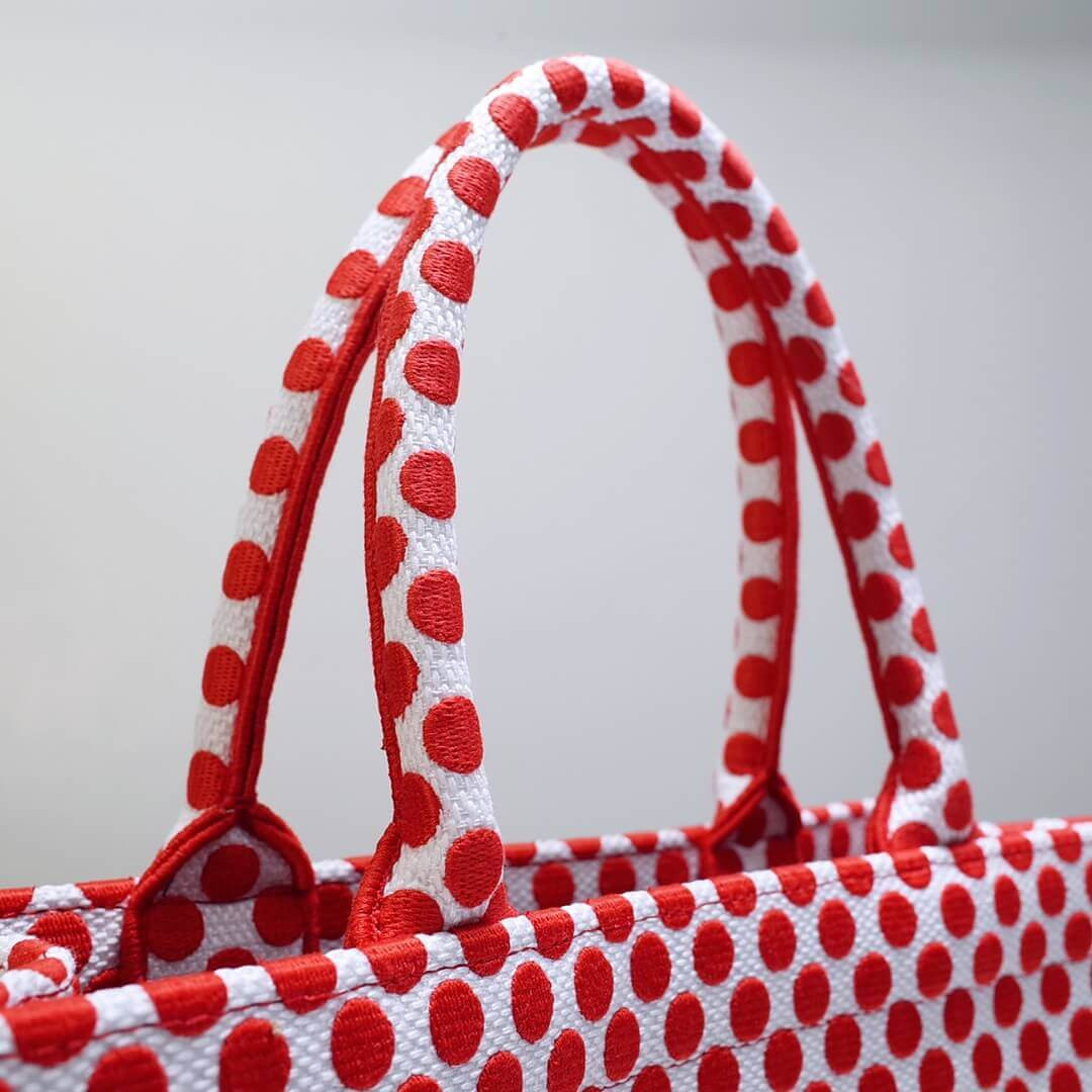 Dior Polkadot Dioramour Small Book Tote Bag M1296