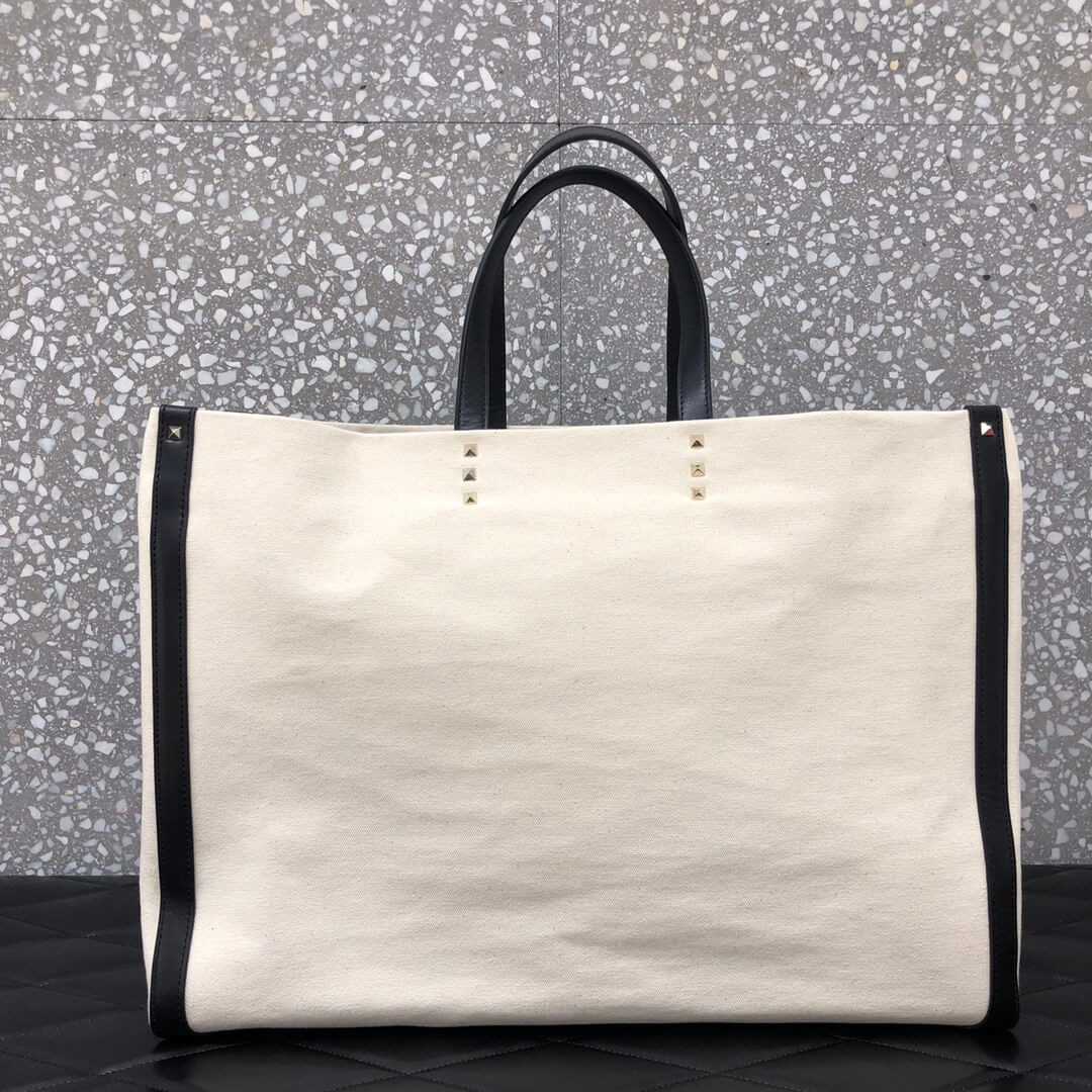 Valentino Garavani VLTN Canvas Shopping Bag 90011