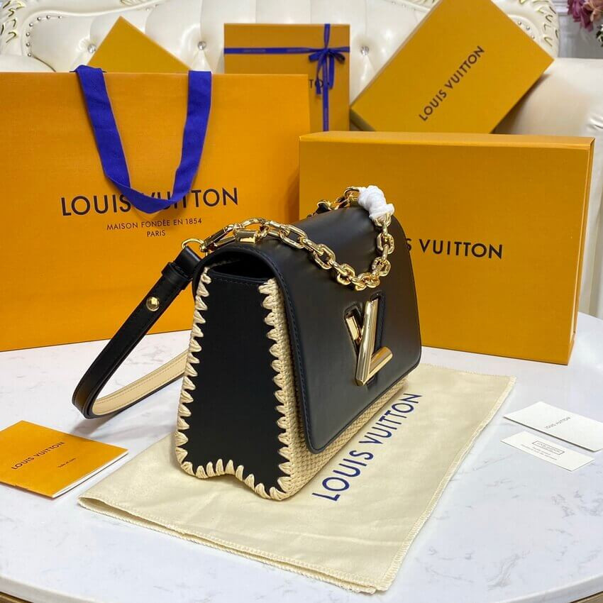 Louis Vuitton Twist MM M57647 Black