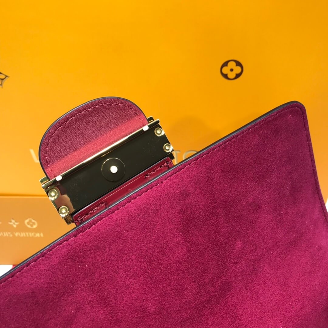 Louis Vuitton Smooth Calfskin Leather Dauphine MM M55735 M55821