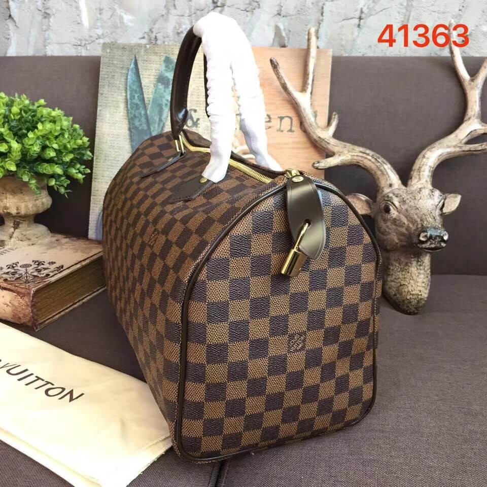 Louis Vuitton Damier Ebene Canvas Speedy 35 N41363
