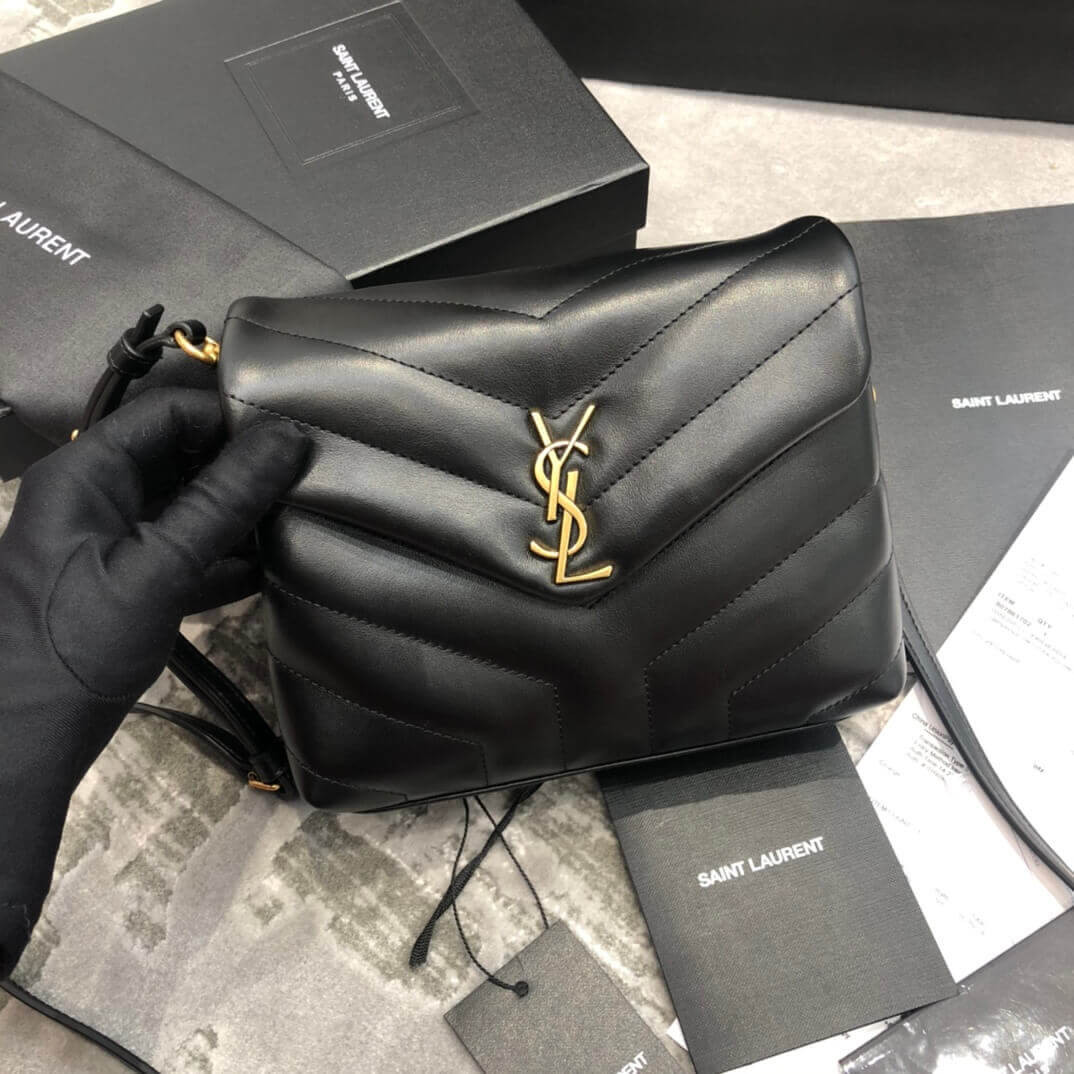 Saint Laurent Loulou Toy Bag In Matelassé Y Leather 467072