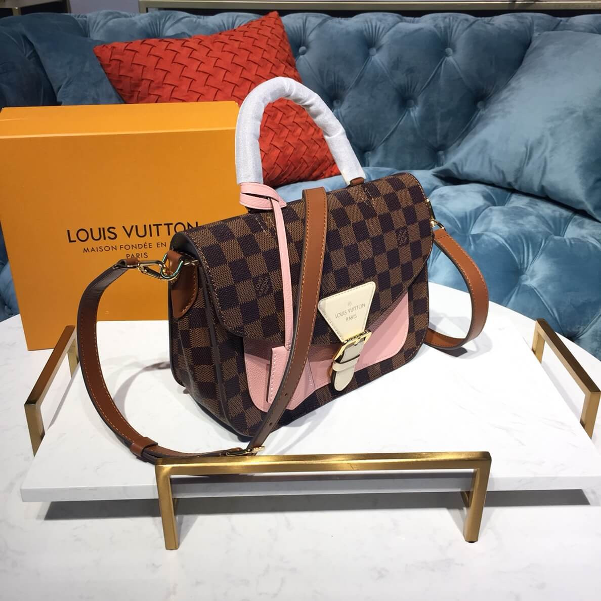 Louis Vuitton Damier Ebene Beaumarchais N40146 N40147 N40148