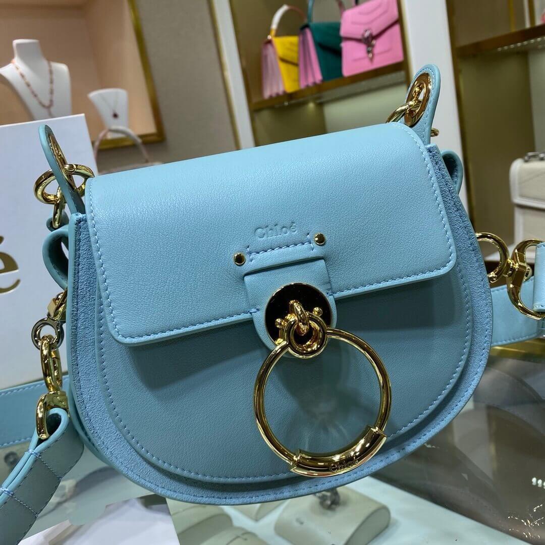 Chloe Small Tess Bag In Calfskin S1153