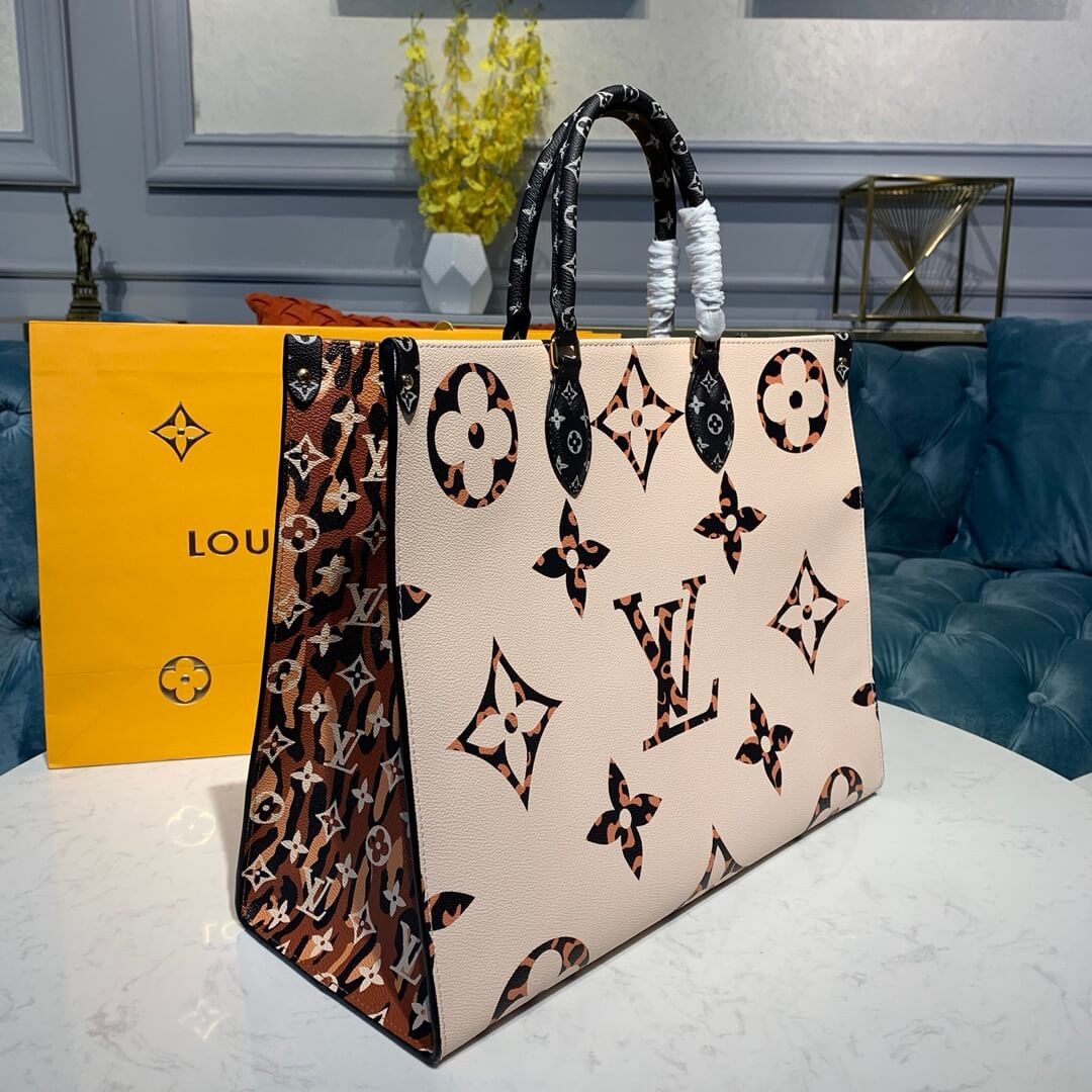 Louis Vuitton Onthego M44675 Ivory/Havana Beige