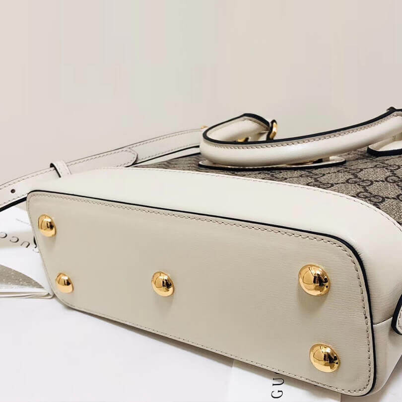 Gucci 1955 Horsebit GG Supreme Small Top Handle Bag 621220