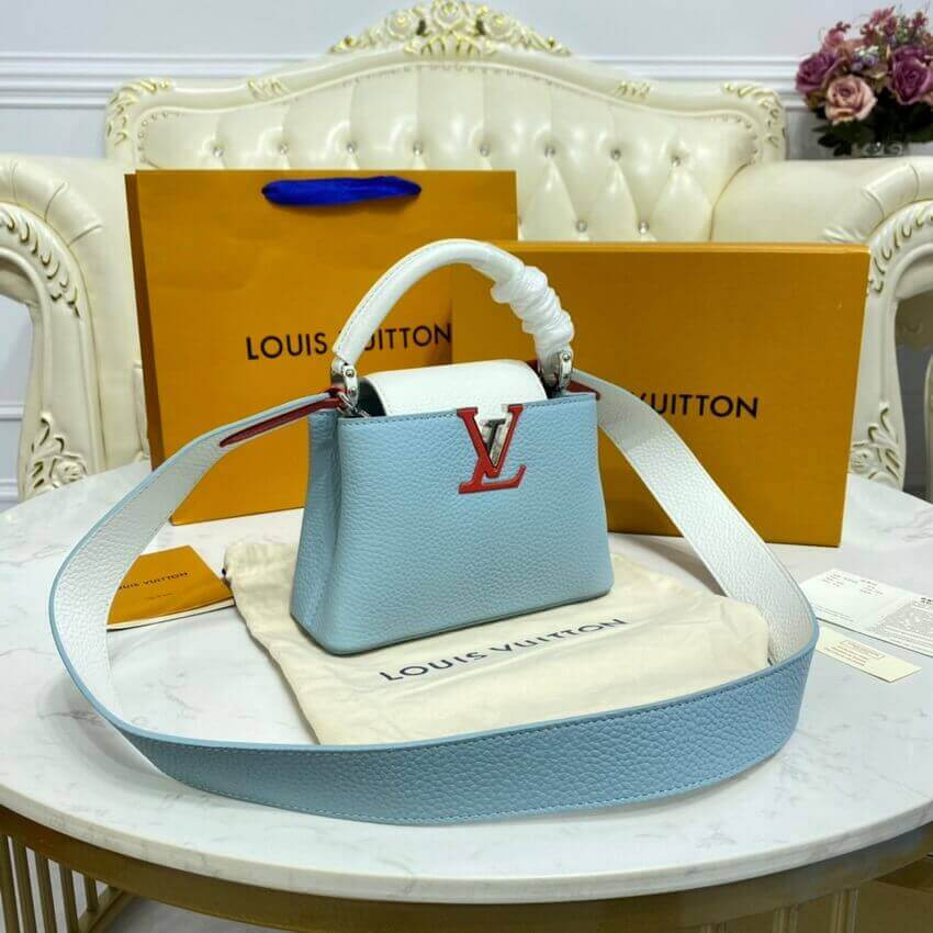 Louis Vuitton Taurillon Leather Capucines Mini M57519