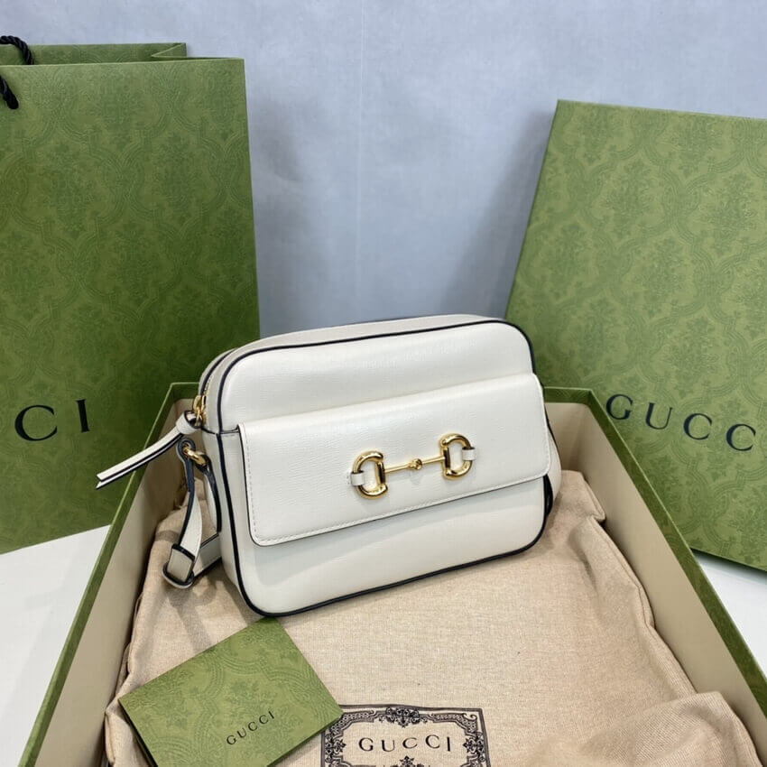 Gucci Horsebit 1955 Small Leather Shoulder Bag 645454
