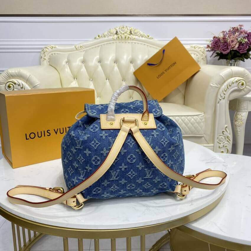 Louis Vuitton Monogram Denim Sac A Dos GM Backpack M95056