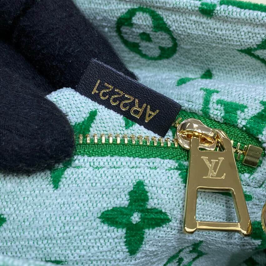 Louis Vuitton Monogram Jacquard Velvet Onthego PM M46216 Green