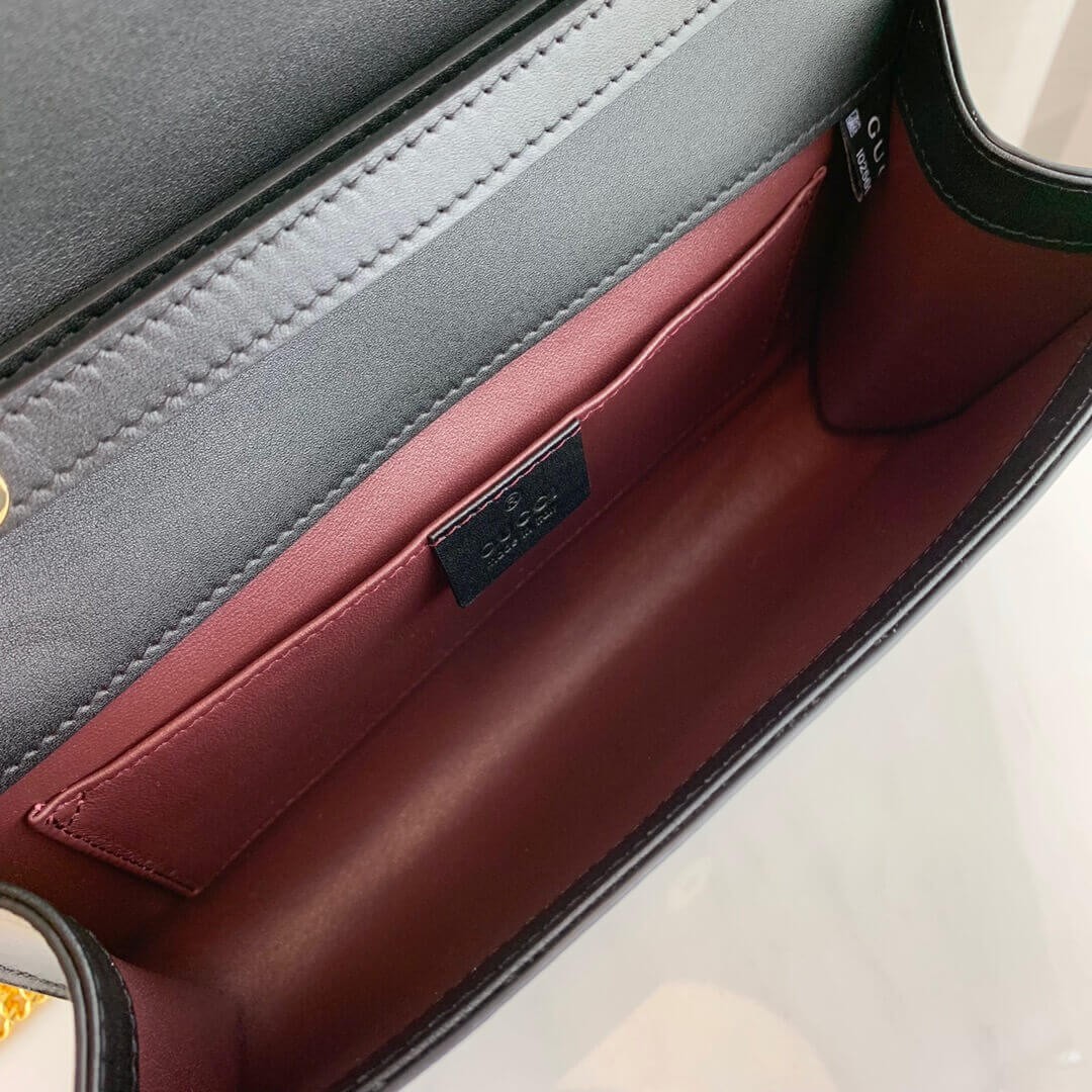 Gucci Zumi Smooth Leather Small Shoulder Bag 572375