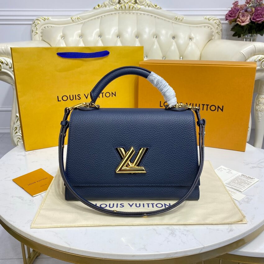 Louis Vuitton Twist One Handle MM M57090 Marine Blue