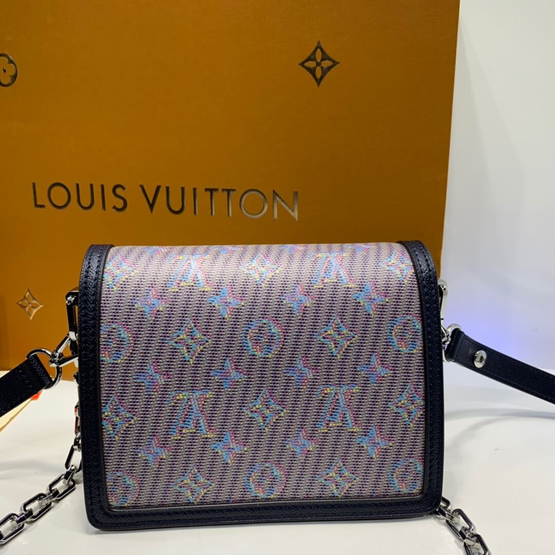 Louis Vuitton Printed Calf Leather Mini Dauphine M55454