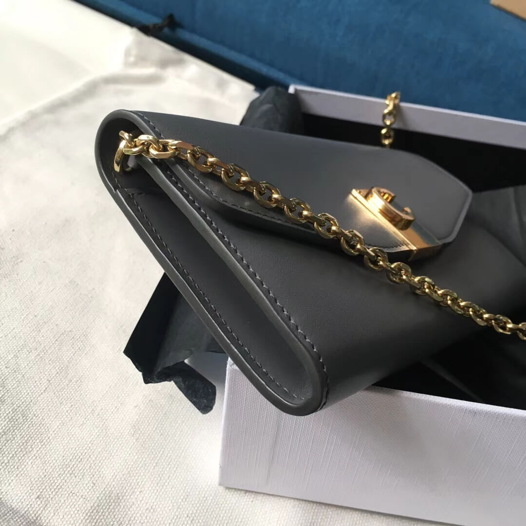 Celine C Wallet On Chain In Smooth Calfskin 10B903
