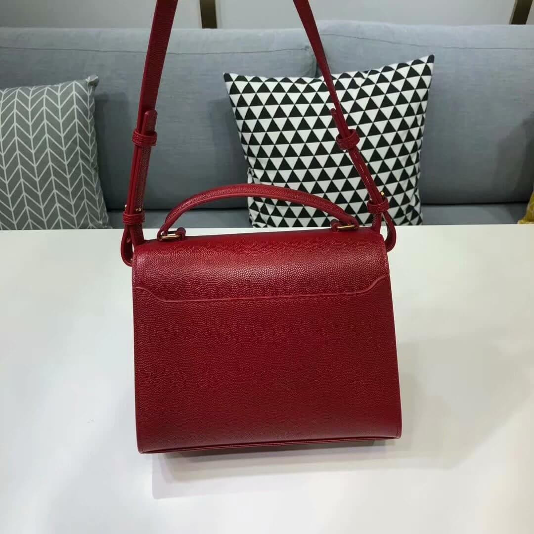 YSL Saint Laurent Cassandra Mini Top Handle Bag 602716