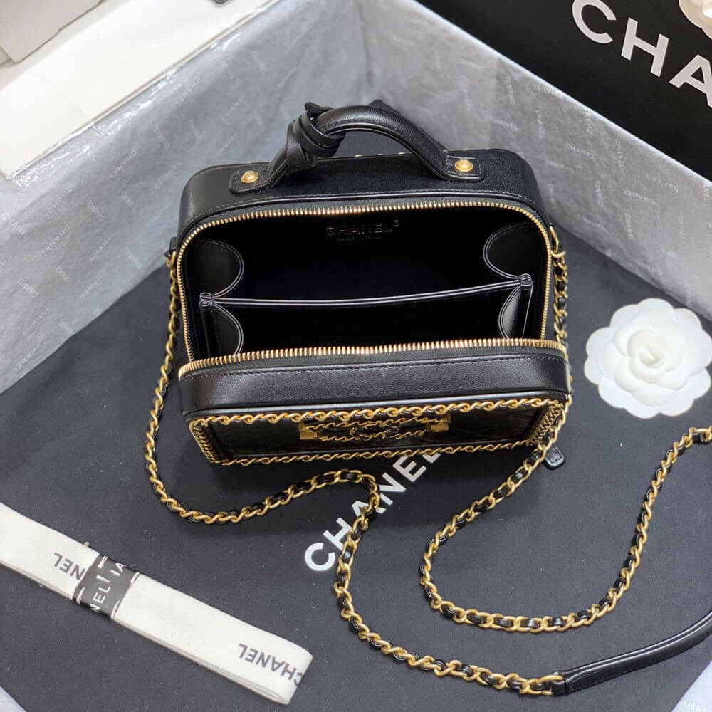 Chanel Chain Around CC Filigree Small Vanity Bag AS1785