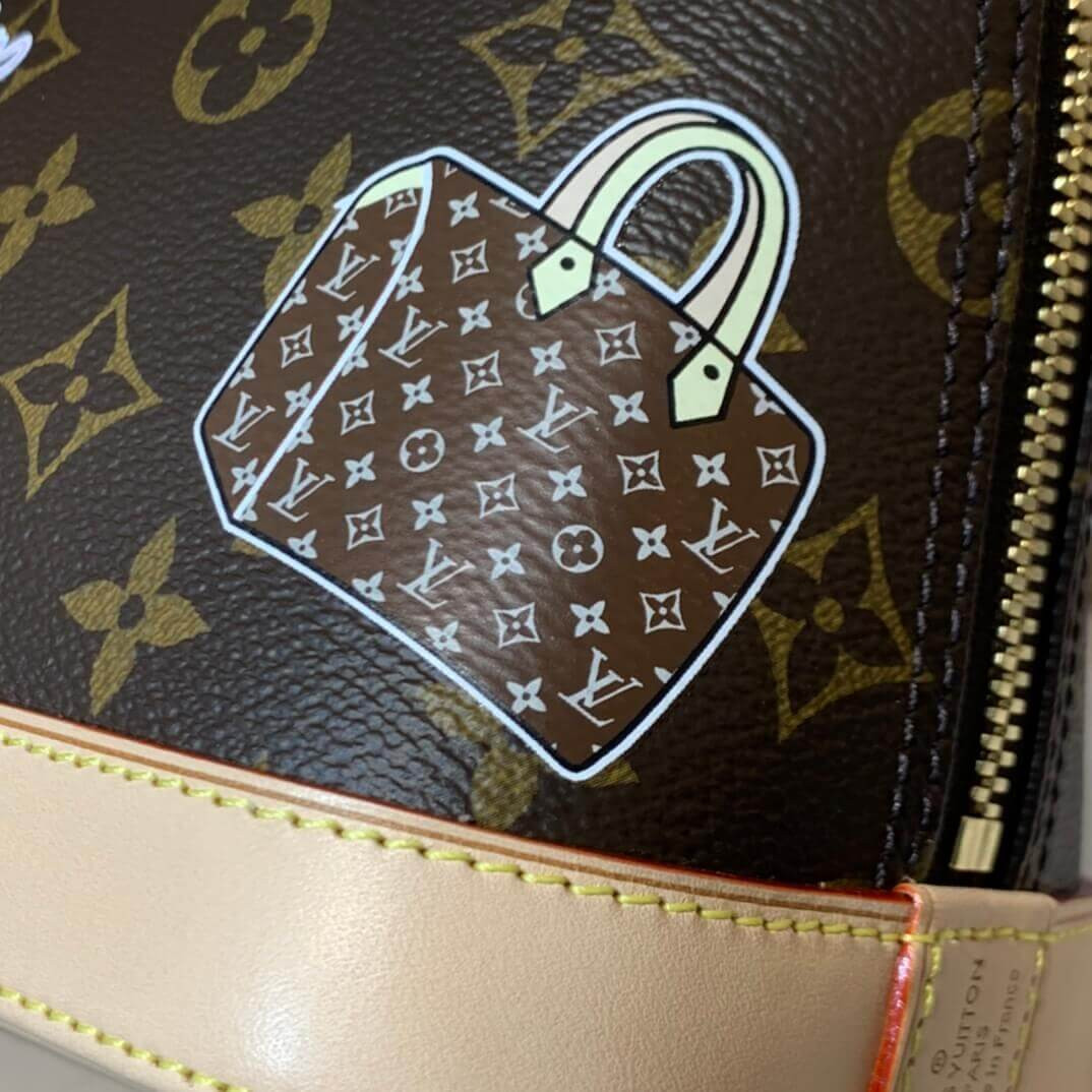 Louis Vuitton Alma BB with Stickers M53152