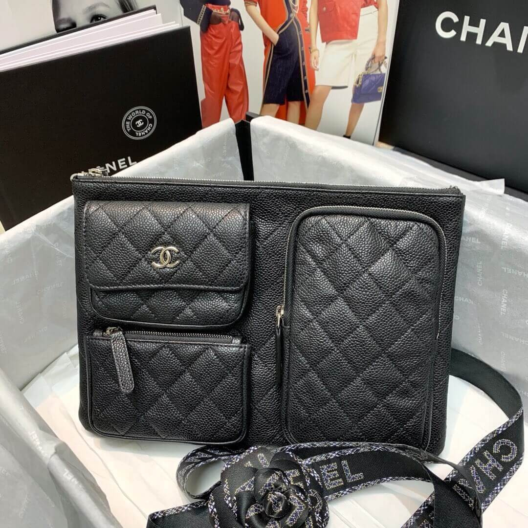 Chanel Caviar Lambskin Cases with Accessories AP1054
