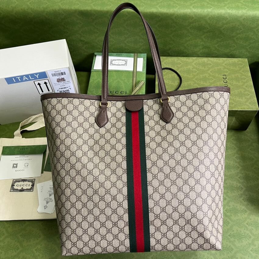 Balenciaga x Gucci Hacker Graffiti Large Tote Bag 680127