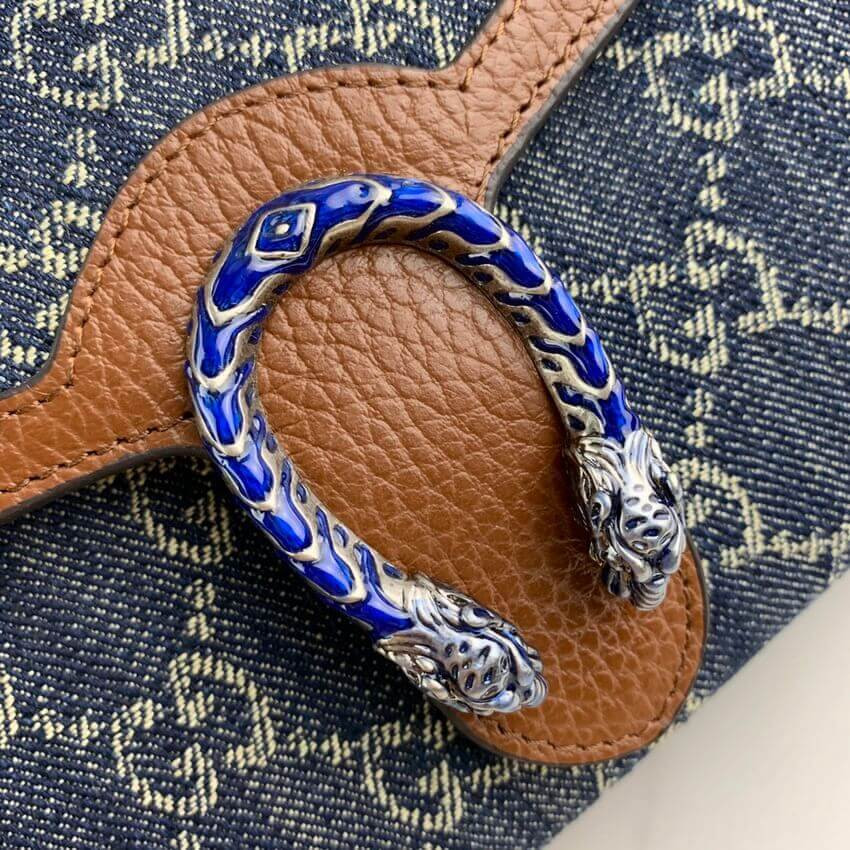 Gucci Denim Dionysus Mini Chain Bag 401231