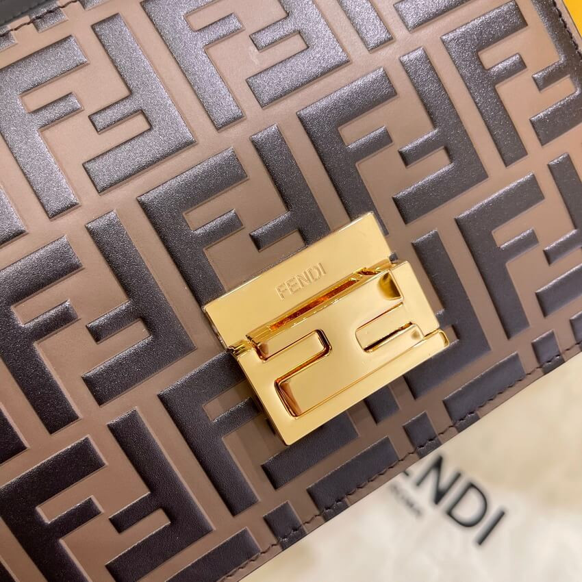 Fendi Kan U Small Bag With Embossed FF Logo 8M0417