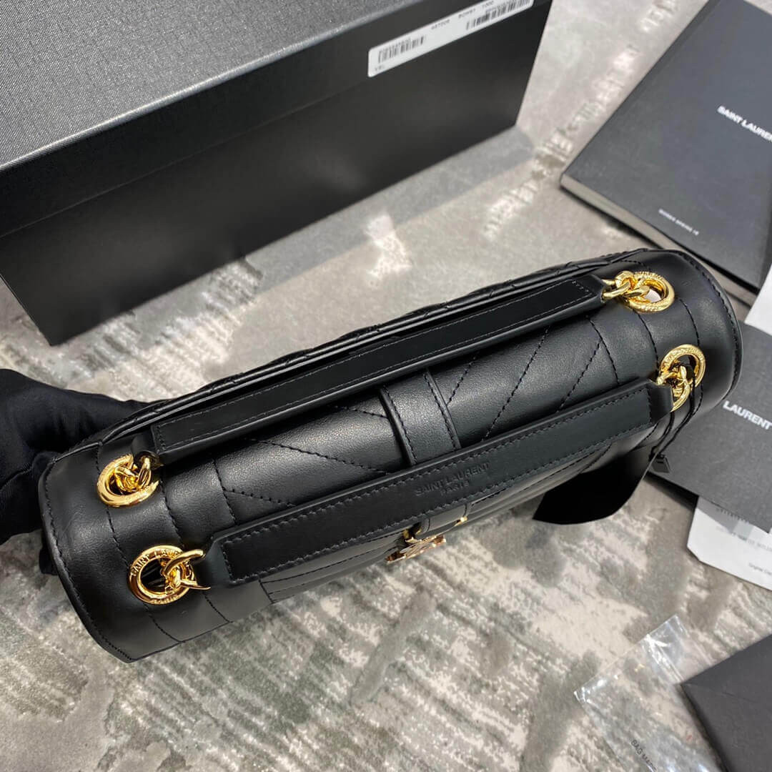 Saint Laurent Smooth Leather Envelope Medium Bag 487206