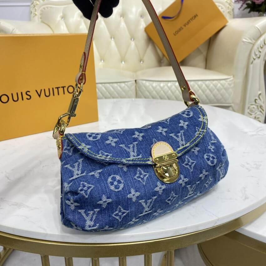 Louis Vuitton Monogram Denim Mini Pleaty M95050