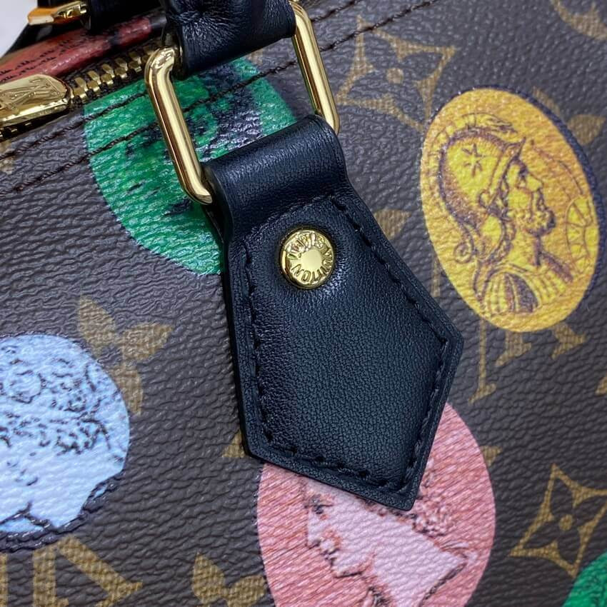 Louis Vuitton Monogram Cameo Printed Speedy Bandouliere 25 M45910