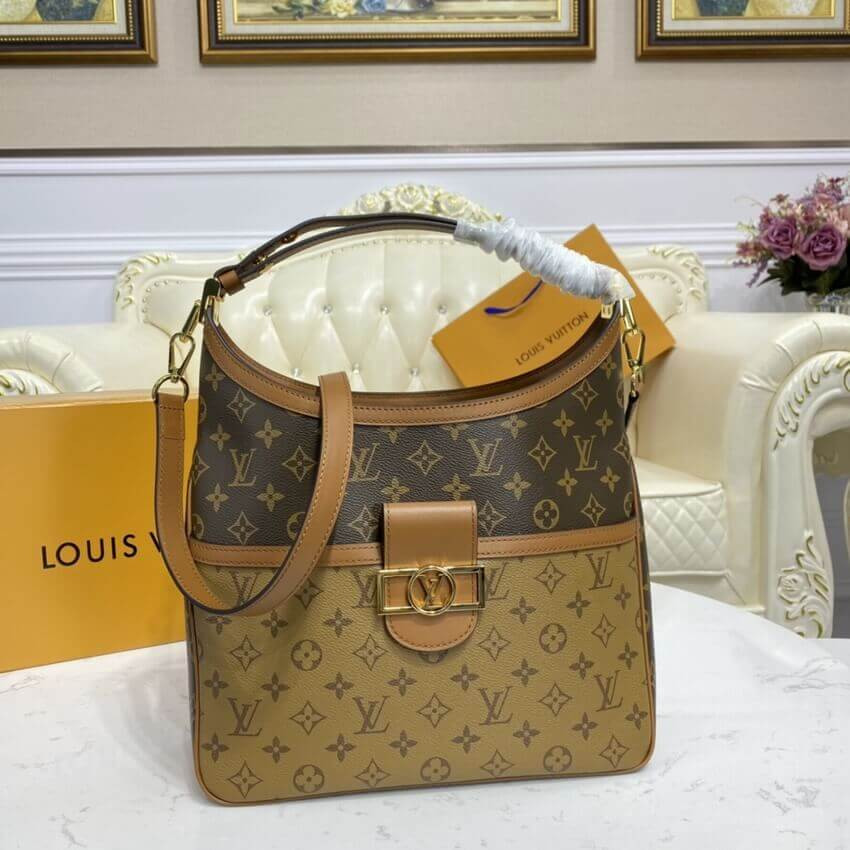 Louis Vuitton Hobo Dauphine MM M45195