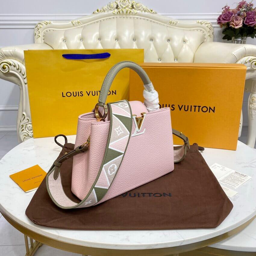 Louis Vuitton Capucines BB M59061 Rose/Beige