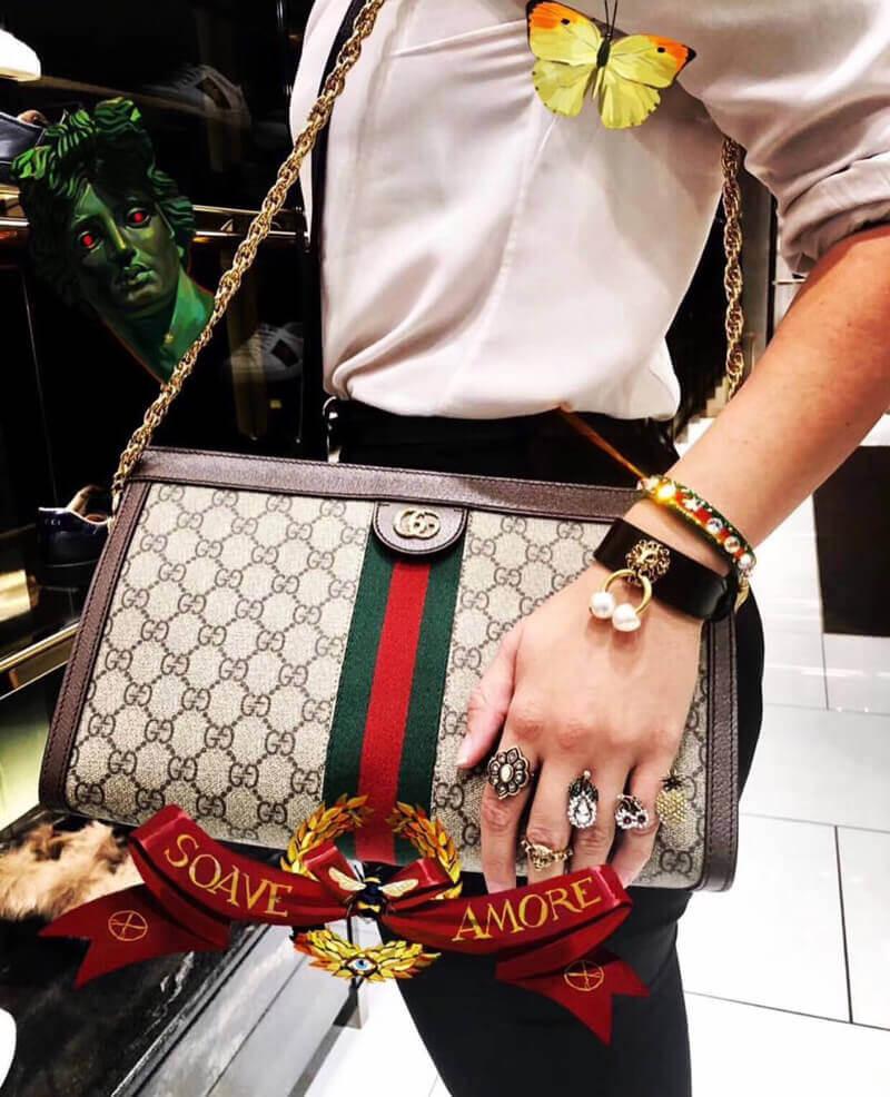 Gucci Ophidia GG medium Shoulder Bag 503876