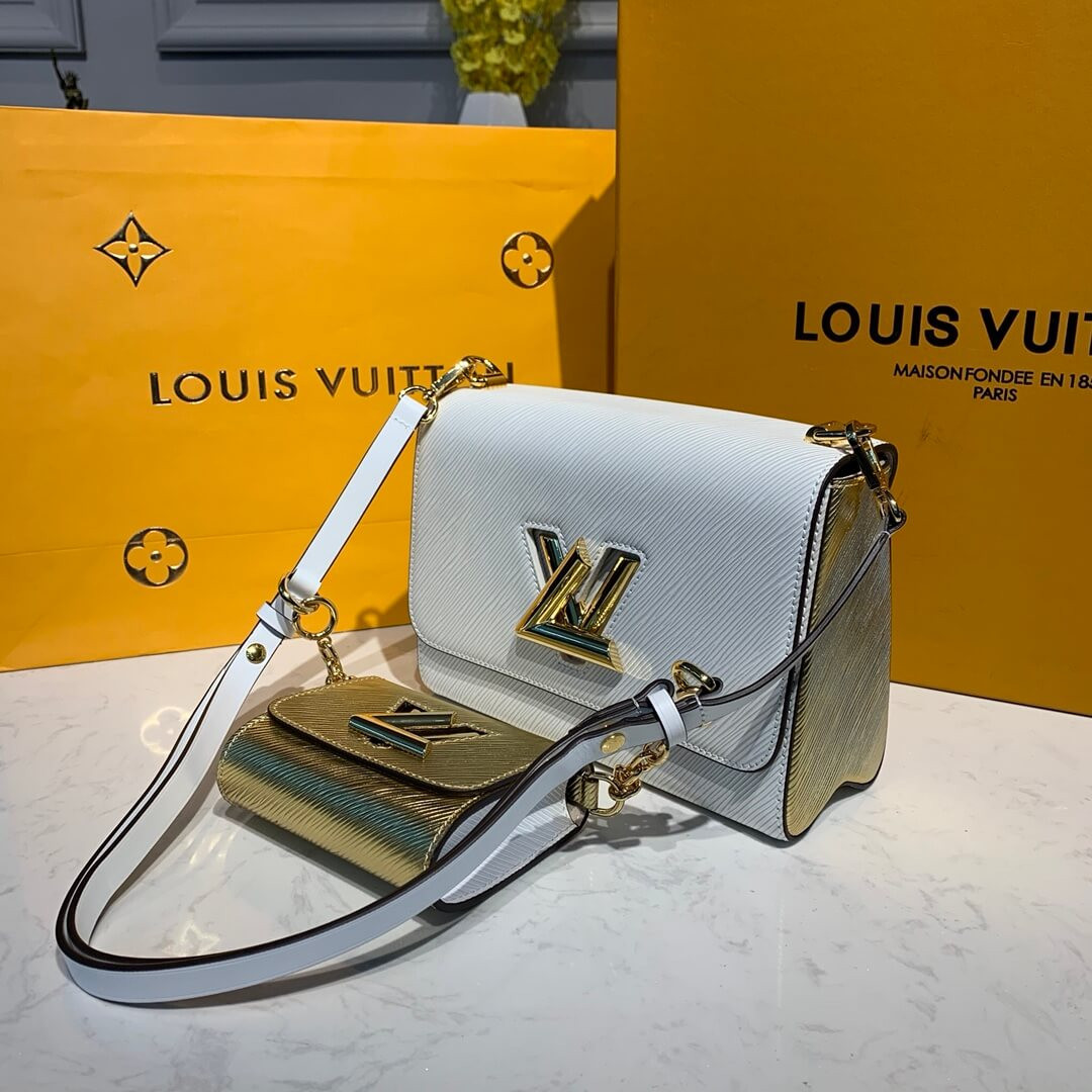 Louis Vuitton Twist MM And Twisty M55683 White/Gold