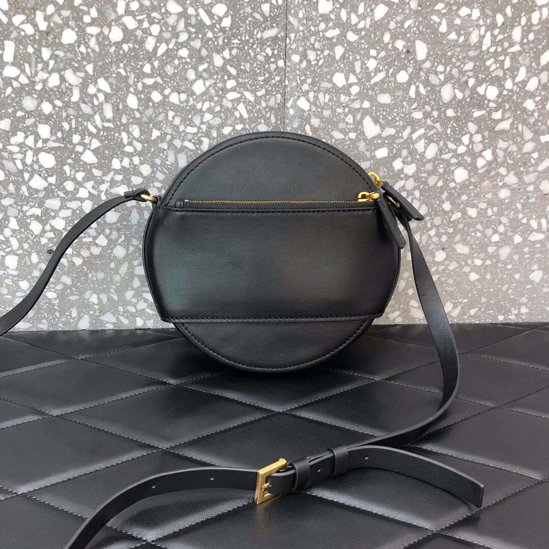 Valentino 'VLOGO' Leather Round Crossbody Bag A0088