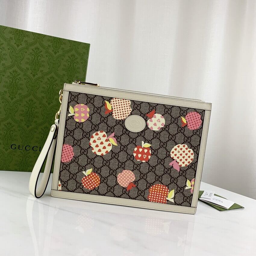 Gucci Les Pommes Zip Pouch 664113