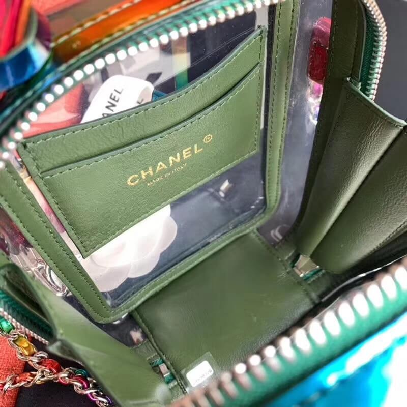 Chanel Vanity Case In Multicolour PVC AS0988