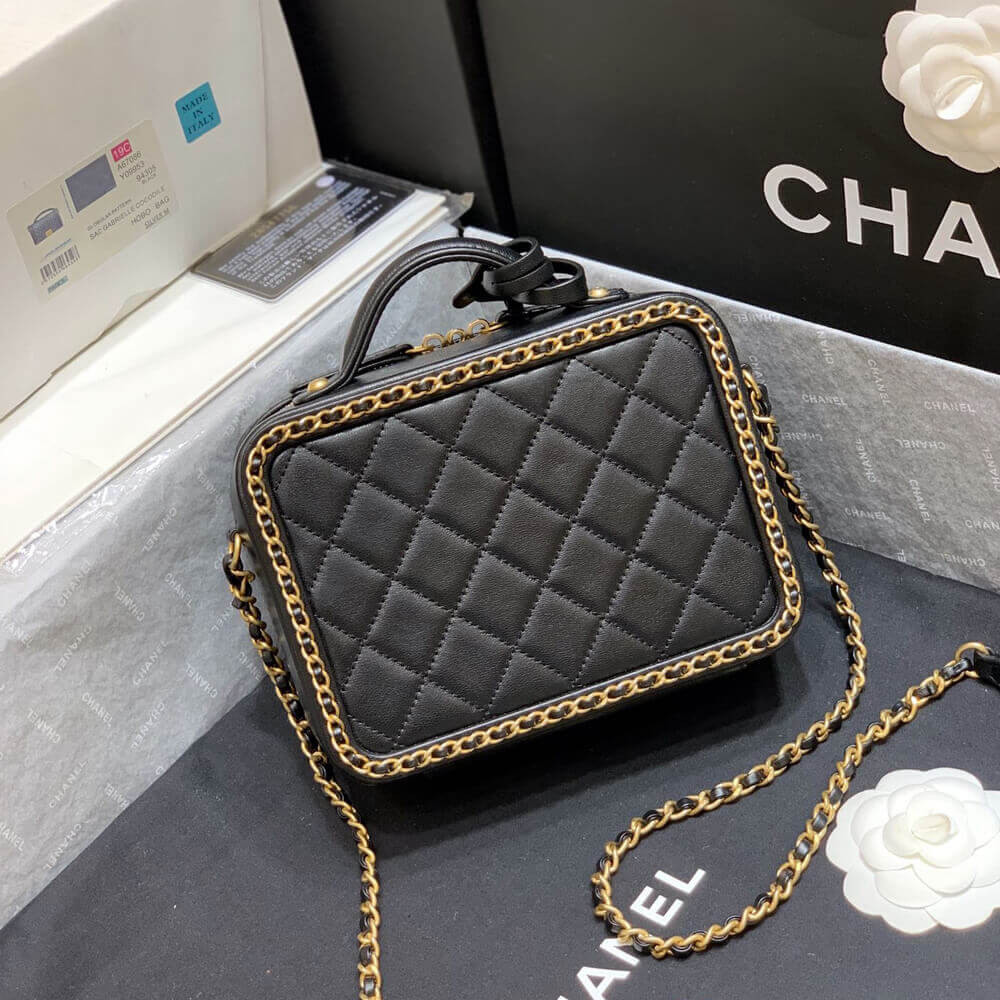 Chanel Chain Around CC Filigree Small Vanity Bag AS1785
