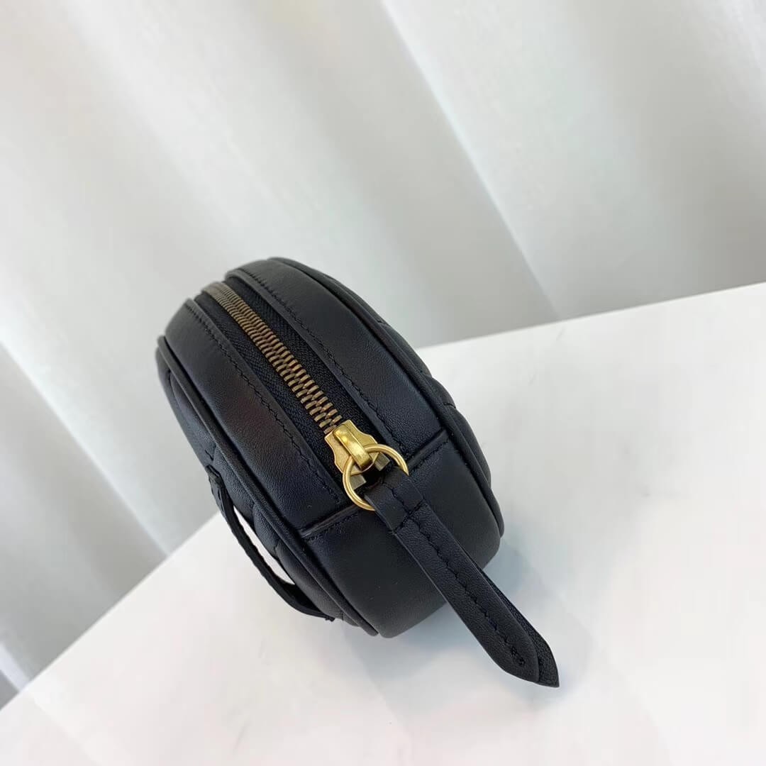 Gucci GG Marmont Matelasse Leather Belt Bag 476434