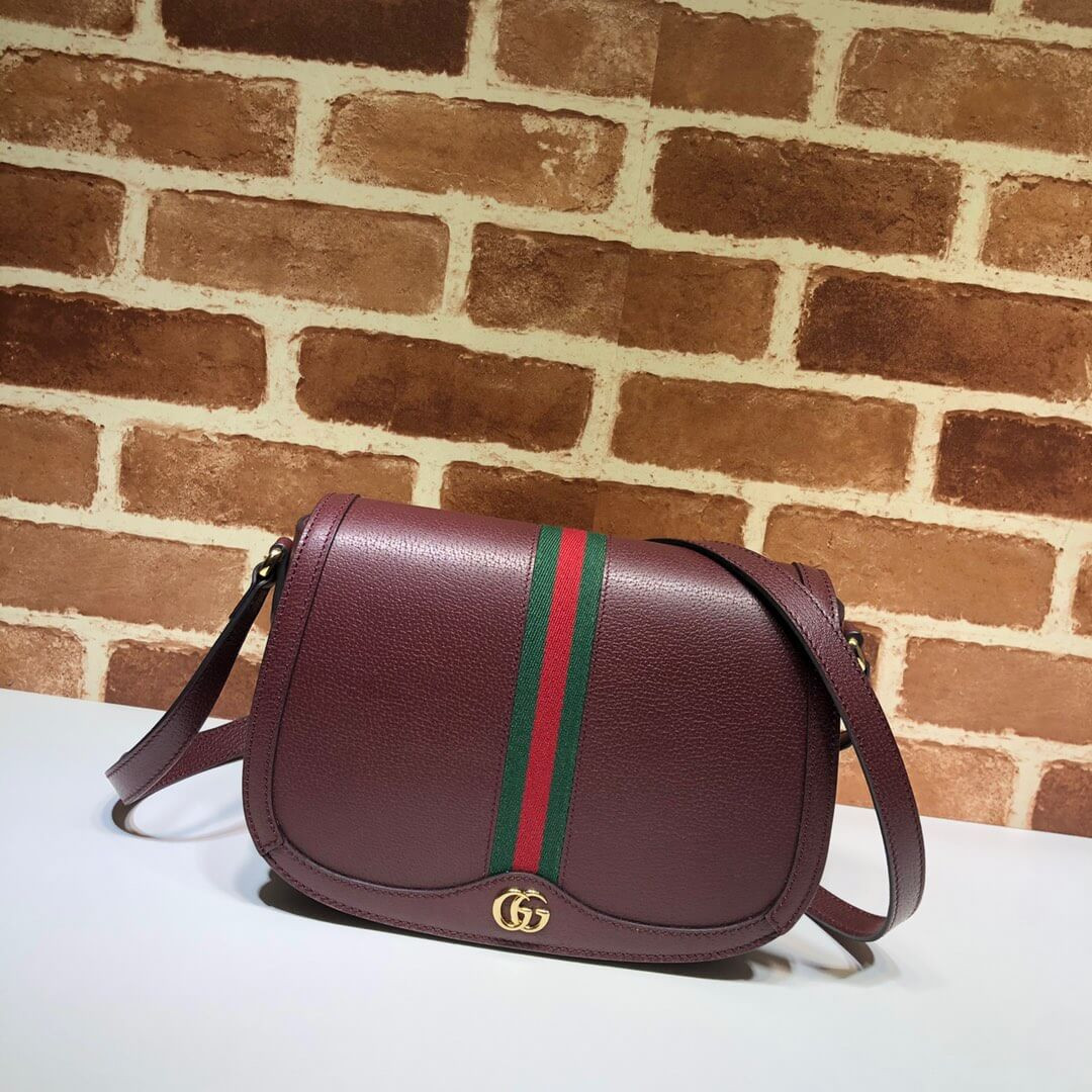 Gucci Ophidia Leather Small Shoulder Bag 601044